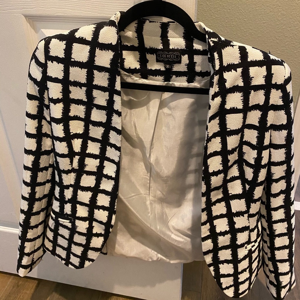 Black & White Blazer